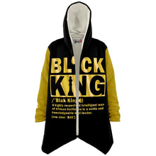 Load image into Gallery viewer, Black King Microfleece Cloak