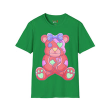 Load image into Gallery viewer, Orange Heart Eye Teddy Bear T-shirt