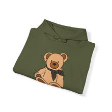 Load image into Gallery viewer, Brown Scarf Teddy Bear Hoodie