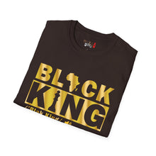 Load image into Gallery viewer, Black King Unisex Softstyle T-Shirt