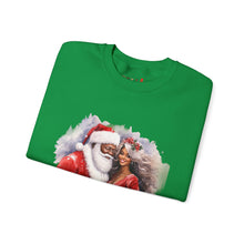 Load image into Gallery viewer, Black Santa 8 Unisex Heavy Blend™ Crewneck Sweatshirt