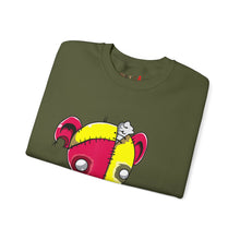 Load image into Gallery viewer, Red Yellow Patches Teddy Bear Sweatshirt