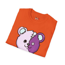 Load image into Gallery viewer, Purple Two Tone Teddy Bear T-shirt