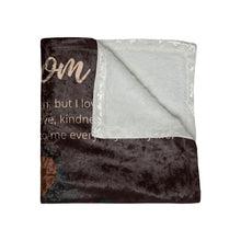 Load image into Gallery viewer, To My Mom From Son 4 Crushed Velvet Blanket