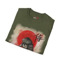 Load image into Gallery viewer, Red Moon Samurai Unisex Softstyle T-Shirt