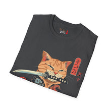 Load image into Gallery viewer, Samurai Kitty Unisex Softstyle T-Shirt