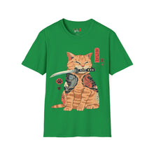 Load image into Gallery viewer, Samurai Kitty Unisex Softstyle T-Shirt