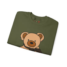 Load image into Gallery viewer, Brown Scarf Teddy Bear Sweatshirt