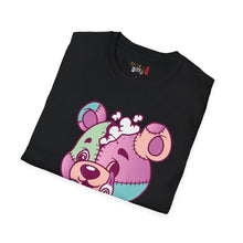 Load image into Gallery viewer, Patchy Knifed Bear Unisex Softstyle T-Shirt