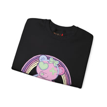 Load image into Gallery viewer, Green Heart Eye Teddy Bear Sweatshirt