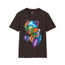 Load image into Gallery viewer, Tired Colorful Bear Unisex Softstyle T-Shirt