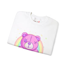 Load image into Gallery viewer, Purple Stitches Teddy Bear Sweatshirt