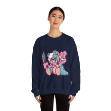 Load image into Gallery viewer, Two Headed Knife Teddy Bear Sweatshirt