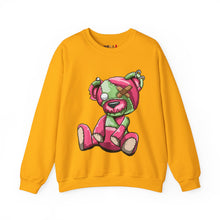 Load image into Gallery viewer, Pink & Green Patched Teddy Bear Sweatshirt
