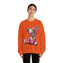 Load image into Gallery viewer, Pink & Green Patched Teddy Bear Sweatshirt