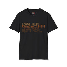 Load image into Gallery viewer, Love HIM Uplift HIM Unisex Softstyle T-Shirt