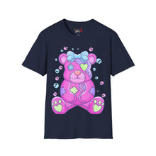 Load image into Gallery viewer, Purple Pink Teddy Bear T-shirt