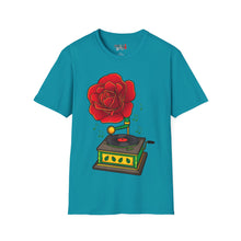Load image into Gallery viewer, Rose Gramaphone Unisex Softstyle T-Shirt
