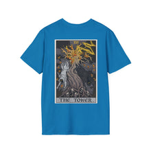 Load image into Gallery viewer, XVI The Tower Rear Print T-Shirt