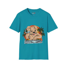Load image into Gallery viewer, DJ Teddy Bear Unisex Softstyle T-Shirt