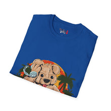 Load image into Gallery viewer, DJ Teddy Bear Unisex Softstyle T-Shirt