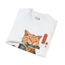 Load image into Gallery viewer, Samurai Kitty Unisex Softstyle T-Shirt