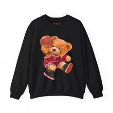 Load image into Gallery viewer, Basketball Teddy Bear Sweatshirt