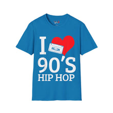 Load image into Gallery viewer, I Love 90's Hip Hop Unisex Softstyle T-Shirt
