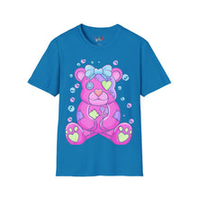 Load image into Gallery viewer, Purple Pink Teddy Bear T-shirt
