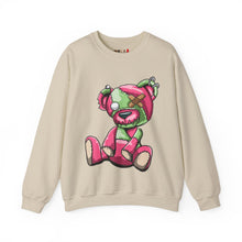 Load image into Gallery viewer, Pink & Green Patched Teddy Bear Sweatshirt