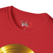 Load image into Gallery viewer, Melting Gold Record Unisex Softstyle T-Shirt