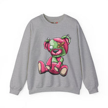 Load image into Gallery viewer, Pink & Green Patched Teddy Bear Sweatshirt