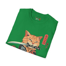 Load image into Gallery viewer, Samurai Kitty Unisex Softstyle T-Shirt