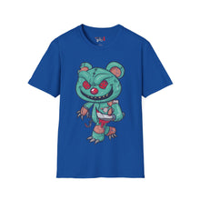 Load image into Gallery viewer, Evil Patched Teddy Bear Unisex Softstyle T-Shirt