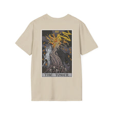 Load image into Gallery viewer, XVI The Tower Rear Print T-Shirt