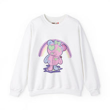 Load image into Gallery viewer, Green Heart Eye Teddy Bear Sweatshirt