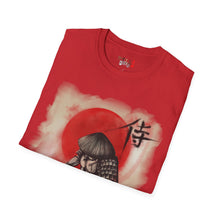 Load image into Gallery viewer, Red Moon Samurai Unisex Softstyle T-Shirt