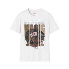 Load image into Gallery viewer, Black Nurse Magic Unisex Softstyle T-Shirt