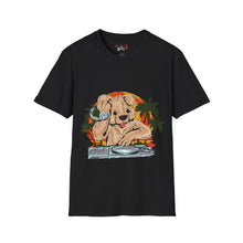 Load image into Gallery viewer, DJ Teddy Bear Unisex Softstyle T-Shirt