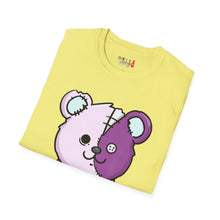 Load image into Gallery viewer, Purple Two Tone Teddy Bear T-shirt