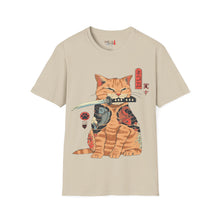 Load image into Gallery viewer, Samurai Kitty Unisex Softstyle T-Shirt
