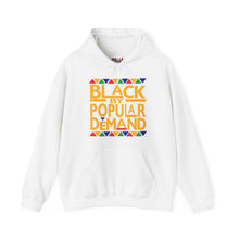 Load image into Gallery viewer, Black By Popular Demand Heavy Blend Unisex Hoodie