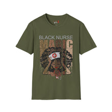 Load image into Gallery viewer, Black Nurse Magic Unisex Softstyle T-Shirt
