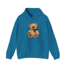 Load image into Gallery viewer, Brown Scarf Teddy Bear Hoodie