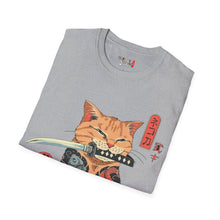 Load image into Gallery viewer, Samurai Kitty Unisex Softstyle T-Shirt