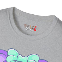 Load image into Gallery viewer, Purple Heart Eye Teddy Bear T-shirt