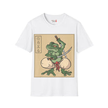 Load image into Gallery viewer, Samurai Frog Unisex Softstyle T-Shirt