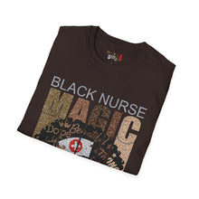Load image into Gallery viewer, Black Nurse Magic Unisex Softstyle T-Shirt
