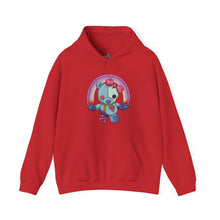 Load image into Gallery viewer, Rainbow Missing Eye Teddy Bear Hoodie