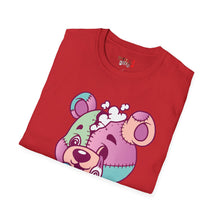 Load image into Gallery viewer, Patchy Knifed Bear Unisex Softstyle T-Shirt